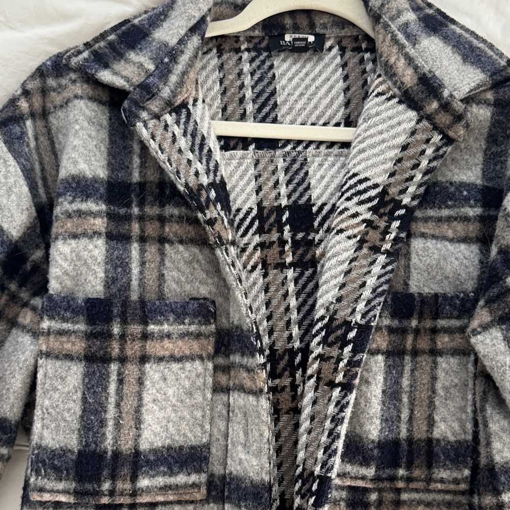 Bardot Checkered Button-Up Jacket - image 2